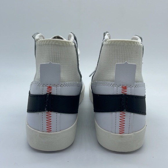 Nike Blazer Mid '77 Jumbo White Black Sail DD3111-100 Men's Orange/Black/White - Picture 6 of 6